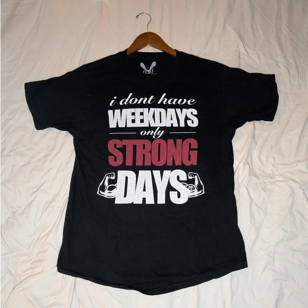 BroScienceLife Strong Days Gym T-Shirt Dom Mazzetti Men's Medium